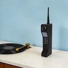 Vintage Brick Cell Phone Model - Retro Decorative Classic 1980s Prop