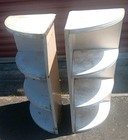 Mid Century Modern Kitchen Corner Cabinets Homart Steel Shelves 30 x 12 x12 deep