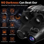 Night Vision Goggles Head Mounted Binoculars Digital Ir Hunting Rechargeable Dvr