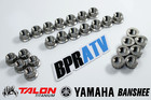 Banshee Titanium Cylinder Head Nuts Kit Crankcase Top   Bottom Cases 26 Ti Nuts