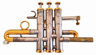 Professional Getzen G - Piccolo Trumpet 3 Valve Block Year-1966