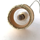 Vintage Miniature Dollhouse Electric 12v Brass Table Lamp With Handmade Shade