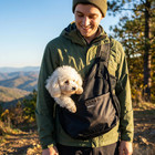 Small Dog Sling Carrier Bag  Hands-free Dog Carrier Sling With Safety Buckle