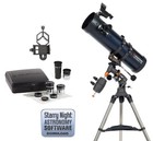 Celestron Astromaster 130eq Telescope With Eyepiece Kit Smartphone Adapter New