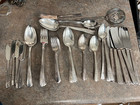 Vintage Rogers _ Desire _ Overlaid Silverplate 70 Piece Flatware Set