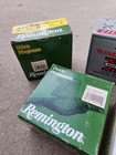  4  Vintage  Remington   Empty  Shell Boxes   1  Winchester  1  Peters  1  Feder