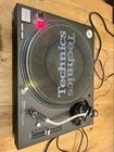 Technics Sl-1200mk5 Black Pair   Sh-ex1200 Dj Turntable With Cartridge Tested