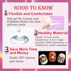 Extra Short Almond Kid Nail Tips 360pcs Soft Gel Nail Tips Pre-shaped Press On N