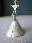 Vintage Ecuador Plata Silver Folk Art Bell