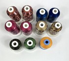 Robison-anton Lot Of 11 Spools Rayon Embroidery Machine Thread 1100 Yds