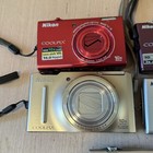 Lot Of 5 Nikon Coolpix Digital Camera   broken   for Parts repair-only Read Info Blw