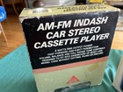 Nos Vintage Kmart In-dash Stereo Cassette Player 8230 Car Am fm W 2 Nos Speakers