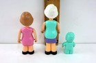 Vintage Lot Of 3 Little Tikes Dollhouse Grandmother   Grandchildren Figures