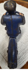 Authentic 1930s Hubley Cast Iron Harley Davidson Motorcycle With Civilian Rider