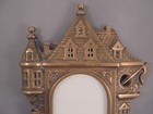 Antique Bronze Hanging Photo Frame Victorian Mansion Or Castle 10  X 7 