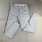 Nike Vapor Select Baseball Pants Small Gray Men Team Swoosh Piping New  23
