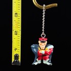 Vintage Capcom Street Fighter M  Bison Vega Mascot Keychain Figure Japan Import