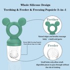 Haobaobei Baby Fruit Feeder  Frozen Teething Toys  Teether Pacifier With 3 Ex   