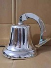 18  Large Brass Chrome Finish Ship  Door Bell Nautical Hanging Wall Mounted Gift