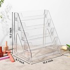 W u Acrylic Nail Polish Organizer   Storage - 5-layer Tall Display Rack
