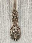 Antique Reed   Barton Francis I Sterling Silver 9-1 4  Large Pierced  Fork 