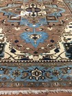 13    X 18    Palace-size Medallion Handmade Semi Antique Serapi Carpet Rug