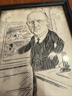 This Is An Early 20th-century Caricature Portrait
