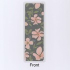 Blooms Aesthetic Bookmark For Books  Gifts For Bookworms  2x6    Laminated  Green