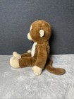 Hobby Lobby Brown Monkey Plush Chimp Sewn Eyes 19  Soft Stuffed Toy Pet Lovey