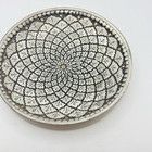 Vintage Persian Copper Ghalamzani Middle Eastern Tray Wall Hanging 8    Sunburst