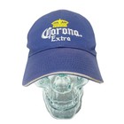 Corona Extra Beer Hat  Royal Blue Beer Logo Mens Baseball Cap  Adjustable  Guc
