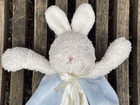 Bunnies By The Bay Bud s Bye Bye Buddy Bunny Blue Lovey Loop Satin Easter Gift
