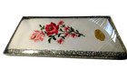 Vintage Embroidered Handkerchief Sheer Cotton Switzerland New In Box Pretty