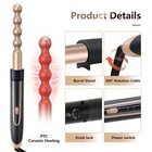 Curling Wand 5 In 1 Hair Curlers Iron Set Beach Waver Curling Iron With 5 Int   