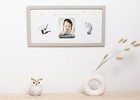 Baby Handprint   Footprint Picture Frame - Wish Come True Newborn Keepsake -    