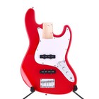 Nashville Guitar Works J Style Bass Body Red Finish Fully Loaded
