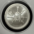Aztec Warrior Rare Collectible Coin 1 Troy Oz  999 Fine Silver Round Medal 999