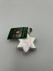 Old World Christmas Small Patriotic Star Ornament - White 2001