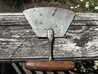 4 Antique 19th Century Hand Forged Steel Blade Food Choppers With Wood Handle