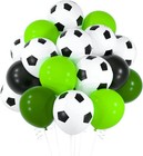 Mix Football Print Balloons 12  Soccer Match Latex Ballons Birthday Party Decor 
