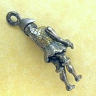 Rare Antique French Movable Charm Polichinelle Commedia Dell arte