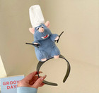 Ratatouille Hairband Remy Disney Cartoon Movie Plush Rat Hairpin