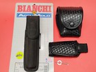 Police Duty Lot Bianchi Light Belt Holster Basketweave Hand Cuff Holder W Key
