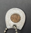 1948 Keep Me And Never Go Broke bring Good Luck Encased Cent Penny Zanesville Oh
