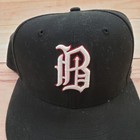 Birmingham Barons Minor League Baseball Hat Cap Fitted Mens 7 1 8 Black New Era