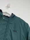 Vans Greeley Hooded Jacket Utility Bomber Mens Size Xs Trekking Green Zip Front