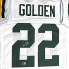 Packers Receiver Matthew Golden Signed Custom Replica White Jersey Auto - Bas