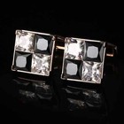Vintage Men Cufflinks Jewelry Rhinestone Classic Cuff Link 1 Pair Of Shirt Links
