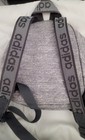 Adidas Linear 3 Mini Backpack Bag Womens Mens Gray White 5154280 New