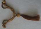 Super Rawhide Braided Horsehair Vaquero Buckaroo Chin Strap Snaffle Bit Hobble